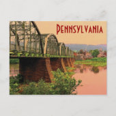 Pennsylvania-Postkarte Postkarte (Vorderseite)