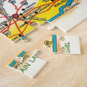 Pennsylvania Postkarte Puzzle (Seite)