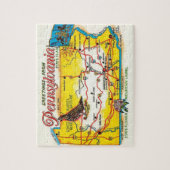 Pennsylvania Postkarte Puzzle (Vertikal)