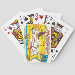 Pennsylvania-Postkarten-Karten Spielkarten