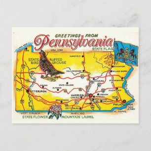 Pennsylvania Postkartenkarte Postkarte