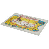 Pennsylvania Postkartenkarte Schneidebrett (Ecke)
