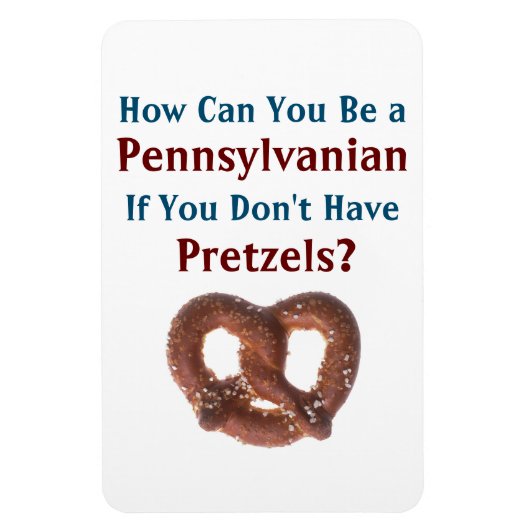 Pennsylvania Pretzels Magnet (Vertikal)