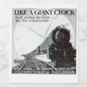 Pennsylvania Railroad Broadway Limited 1928 Weinetikett (Einzelnes Label)