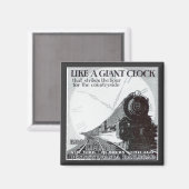 Pennsylvania Railroad Broadway Limited 1929 Magnet (Vorderseite/Rückseite)