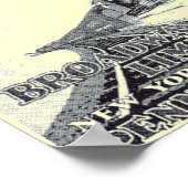 Pennsylvania Railroad Broadway Limited 1929 Poster (Ecke)