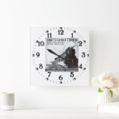 Pennsylvania Railroad Broadway Limited 1929 Quadratische Wanduhr (Zuhause)
