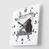 Pennsylvania Railroad Broadway Limited 1929 Quadratische Wanduhr (Winkel)