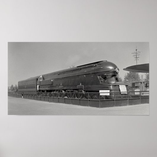 Pennsylvania Railroad Class S1 Lokomotive - 1939 Poster (Vorne)