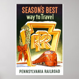 Pennsylvania Railroad, der beste Weg zur Saison Poster