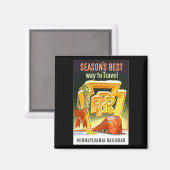 Pennsylvania Railroad - die beste Art, die Saison Magnet (Vorderseite/Rückseite)
