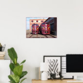 Pennsylvania Railroad E-8a,s (JTFS) 5809 und 5711 Poster (Heimbüro)