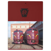 Pennsylvania Railroad E-8a,s Klemmbrett (Rückseite)