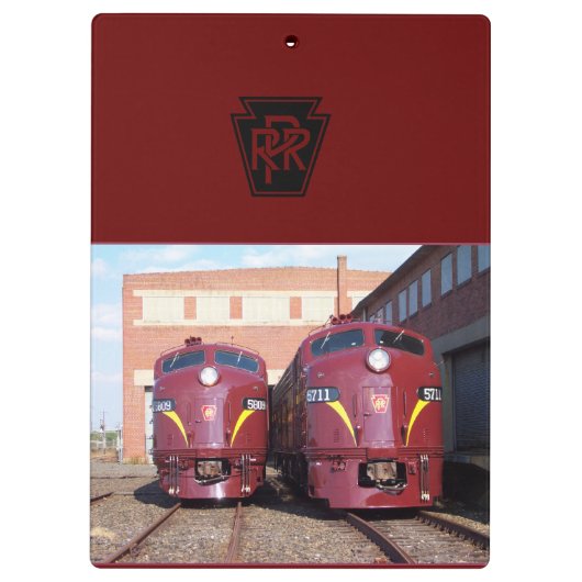 Pennsylvania Railroad E-8a,s Klemmbrett (Rückseite)