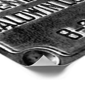 Pennsylvania Railroad GG-1 #4800 Builders Plate Poster (Ecke)