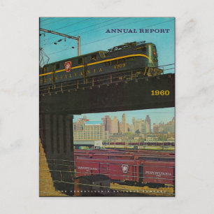 Pennsylvania Railroad Jahresbericht 1960 Postkarte