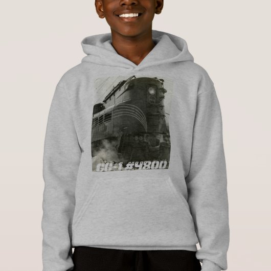 Pennsylvania Railroad Locomotive GG-1 #4800 Hoodie (Vorderseite)