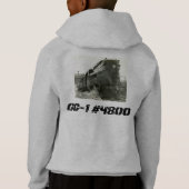 Pennsylvania Railroad Locomotive GG-1 #4800 Hoodie (Rückseite)