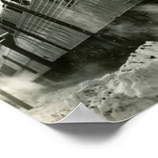 Pennsylvania Railroad Locomotive GG-1 #4800 Poster (Ecke)