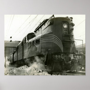 Pennsylvania Railroad Locomotive GG-1 #4800 Poster