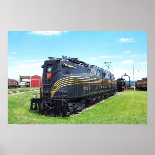 Pennsylvania Railroad Locomotive GG-1 #4800 Poster (Vorne)