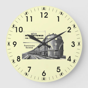 Pennsylvania Railroad Moderne Zugkraft Große Wanduhr