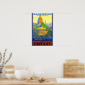 Pennsylvania Railroad nach Washington D.C. Poster (Küche)