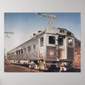Pennsylvania Railroad Silverliner Electric Coach Poster (Vorne)