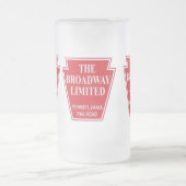 Pennsylvania Railway Broadway Limited Beer Stein Mattglas Bierglas (Mittel)