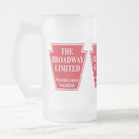 Pennsylvania Railway Broadway Limited Beer Stein