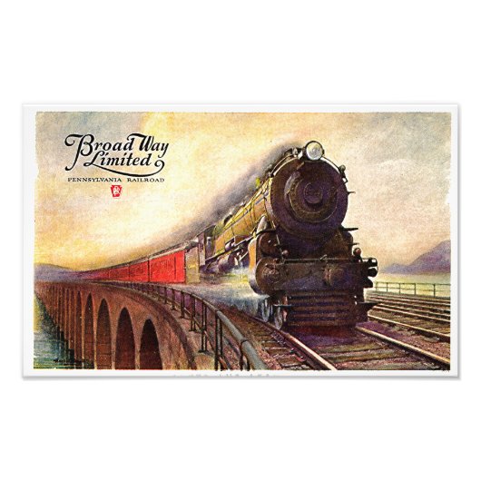 Pennsylvania Railway Broadway Limited Fotodruck (Vorne)