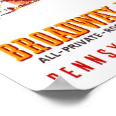 Pennsylvania Railway Broadway Limited Streamliner Poster (Ecke)