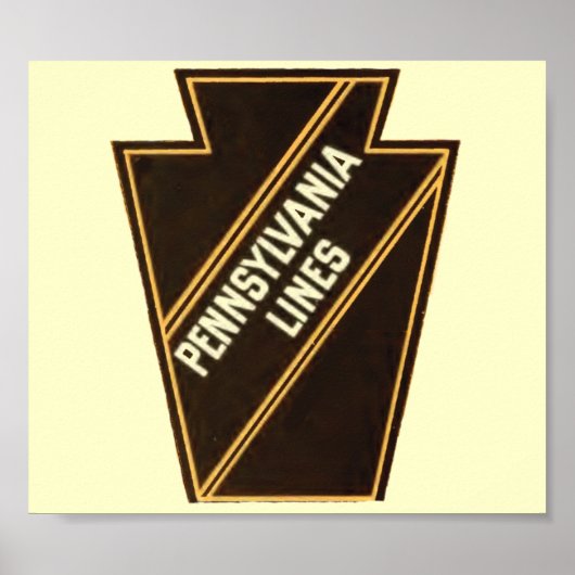 Pennsylvania Railway Vintages Logo Poster (Vorne)