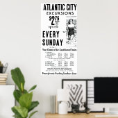 Pennsylvania-Reading Seashore Lines 1962 Poster (Heimbüro)