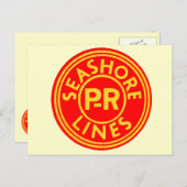 Pennsylvania Reading Seashore Lines Logo Postkarte (Vorne/Hinten)