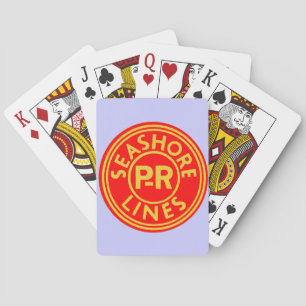 Pennsylvania Reading Seashore Lines Logo Spielkarten
