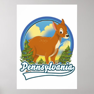 Pennsylvania-Reise-Logo Poster