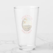 Pennsylvania Retro Distressed Circle Glas (Rückseite)