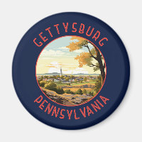 Pennsylvania Retro Distressed Circle