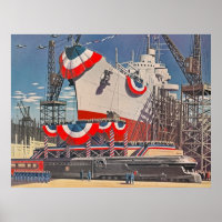 Pennsylvania RR Poster der 40er Jahre