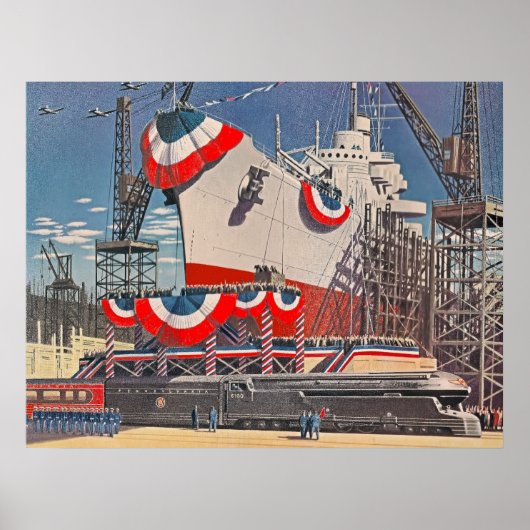 Pennsylvania RR Poster der 40er Jahre (Vorne)