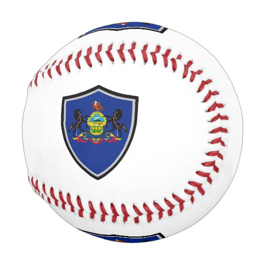 Pennsylvania Schild-Baseball Baseball (Vorne Rechts)