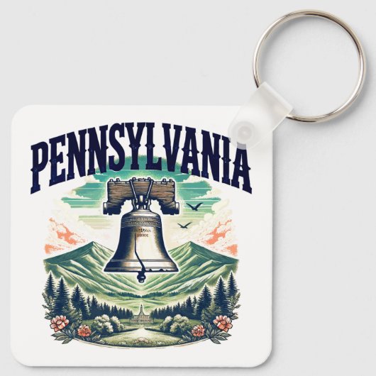 Pennsylvania Schlüsselanhänger (Rückseite)