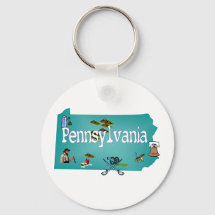 Pennsylvania-Schlüsselanhänger Schlüsselanhänger