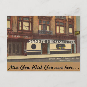 Pennsylvania, Senats-Hufeisenbar, Harrisburg Postkarte