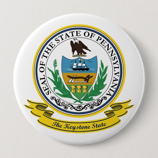 Pennsylvania Siegel Button (Vorderseite)