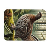 Pennsylvania Staat Bird Ruffed Grouse Magnet (Horizontal)