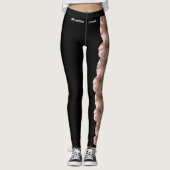 Pennsylvania Staat Blume Berg Laurel Leggings (Vorderseite)