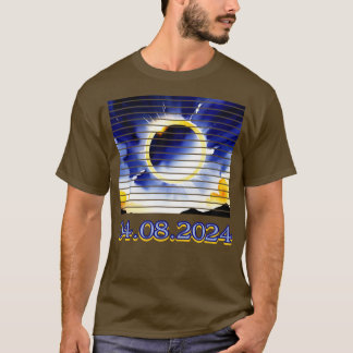 Pennsylvania Staat Erie PA USA Totality 8. April 2 T-Shirt