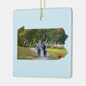 Pennsylvania Staat Foto Keramikornament (Links)